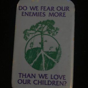 vintage pro-environment pin